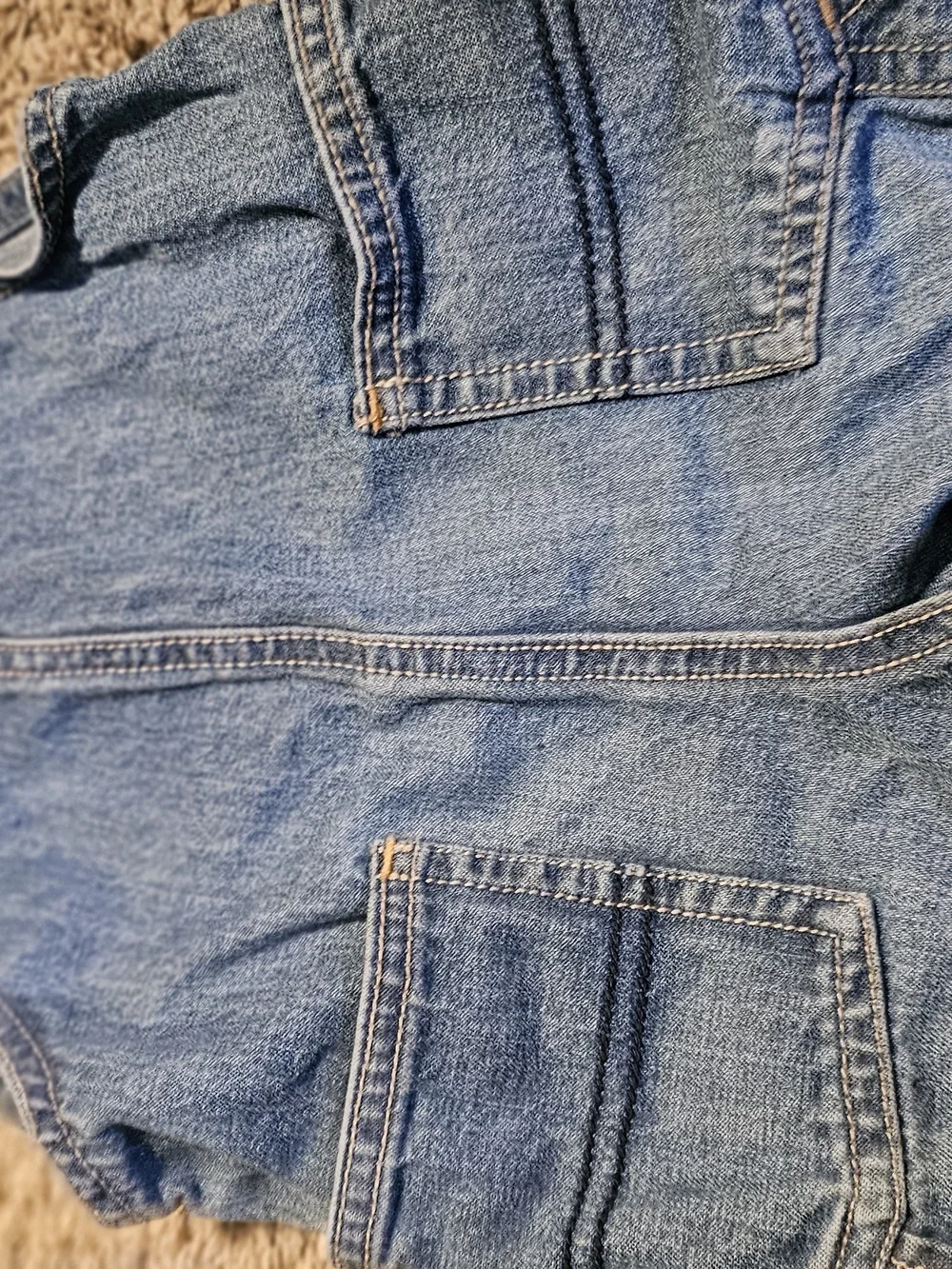 OshKosh B'gosh Blue Denim Baby Bib